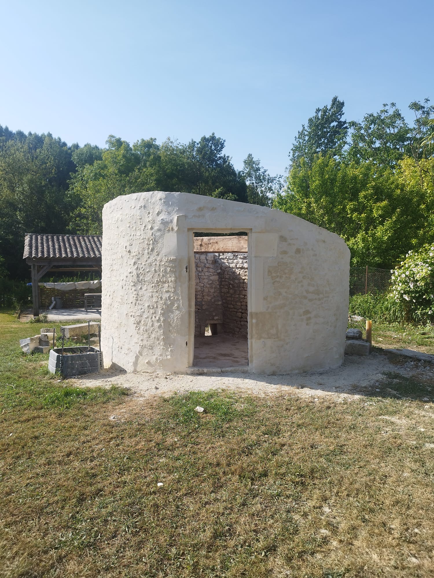 rénovation mur en pierre